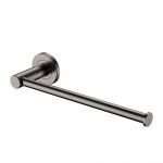 Kaya Hand Towel Rail / Toilet Roll Holder, Gun Metal